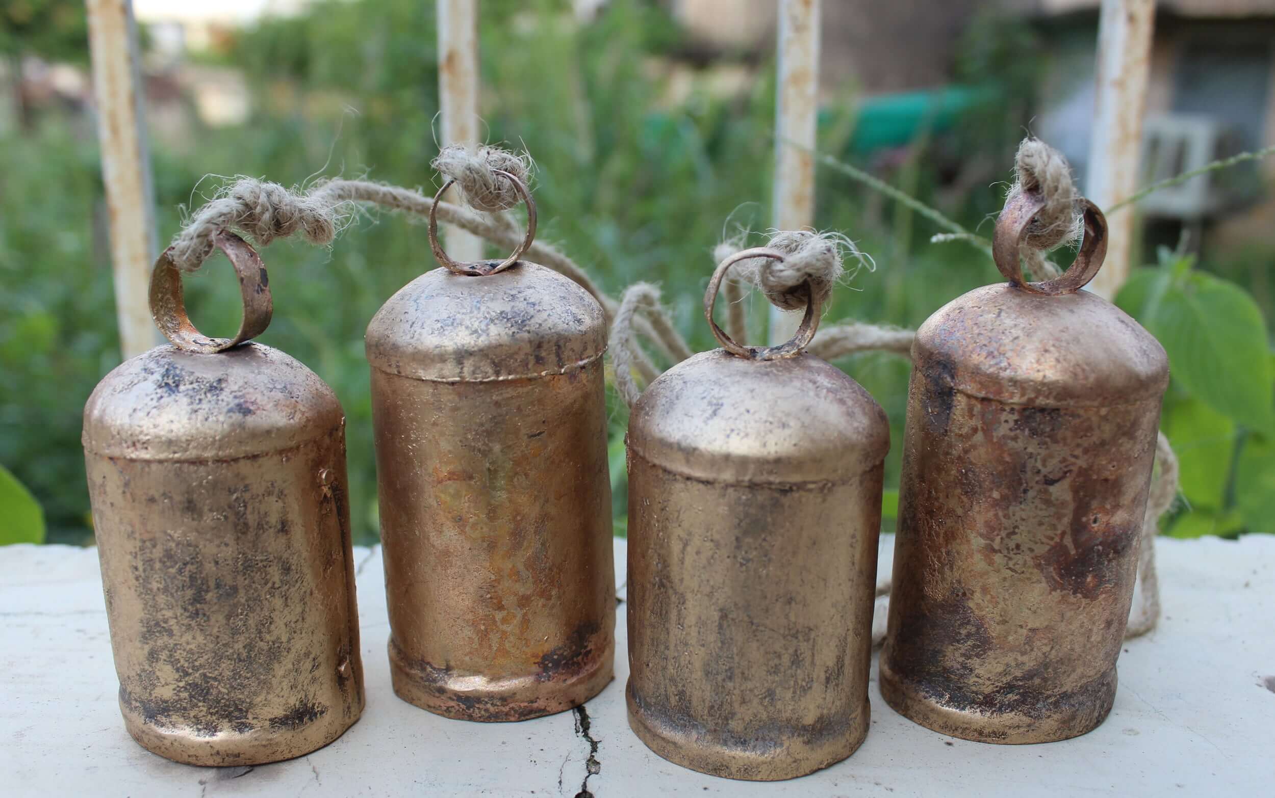 Vintage Indian Bells Wind Chimes - Set of 5 Wind Chimes